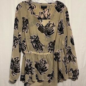 Lane Bryant sheer blouse